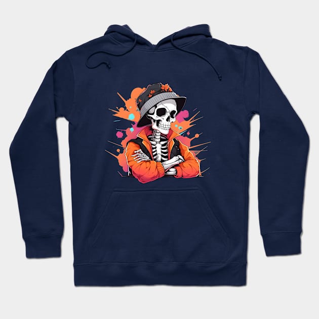 Halloween Skull Terror Hoodie by ragil_studio